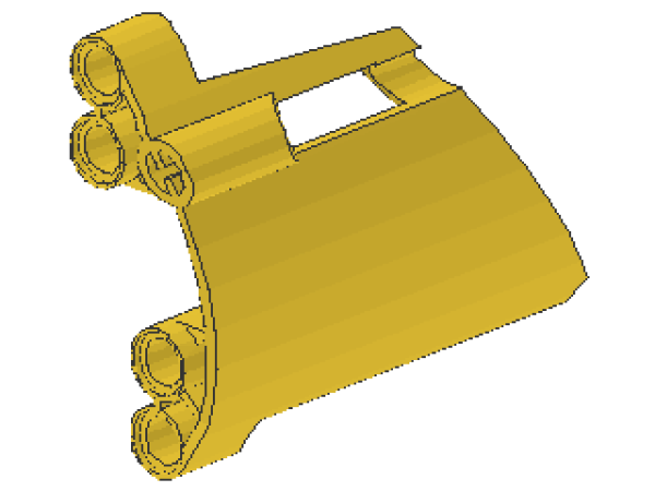 Lego Technic Paneel #23, gelb