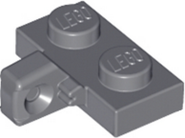 Lego Hinge Plate 1 x 2 (44567b) dark bluish gray