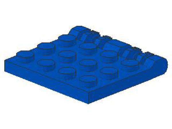 Lego Scharnier Platte 3 x 4 (44570) blau