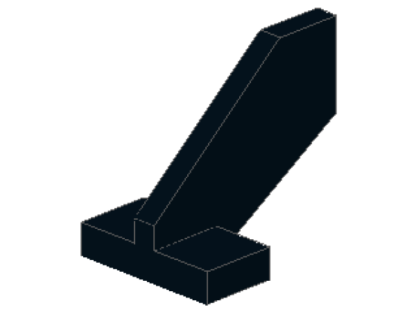 Lego Tail Section 2 3/4 x 2 x 2 (44661) black