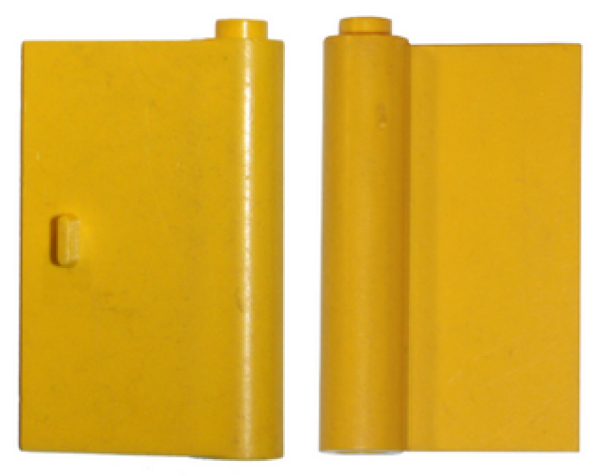 Lego Door 1 x 3 x 4 (446a) right, yellow