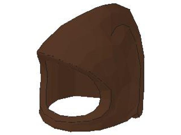 Lego Minifigur Bauerhaube (4505) braun