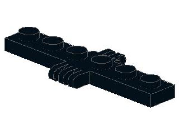 Lego Scharnier Platte 1 x 6 (4507) schwarz