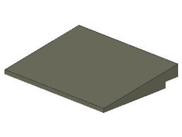 Lego Slope Stone 10° 6 x 8 x 1 (4515) dark gray