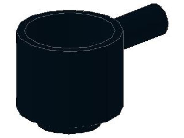 Lego Minifigure Saucepan (4529) black