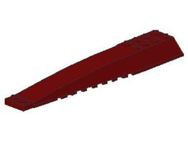 Lego Wedge, curved 16 x 4 (45301) dark red