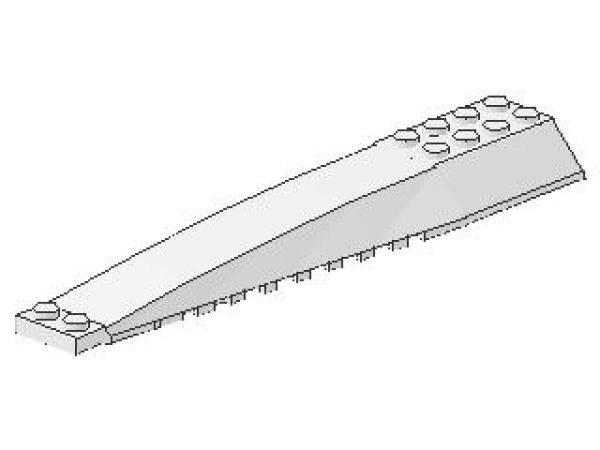 Lego Wedge, curved 16 x 4 (45301) white