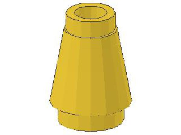 Lego Cone 1 x 1 (4589b) yellow