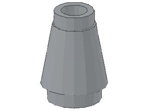 Lego Cone 1 x 1 (4589b) light bluish gray