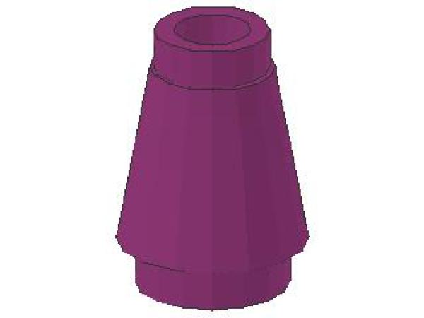 Lego Cone 1 x 1 (4589b) magenta