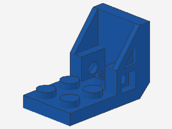 Lego Winkelträger 3 x 2 - 2 x 2 (4198) blau