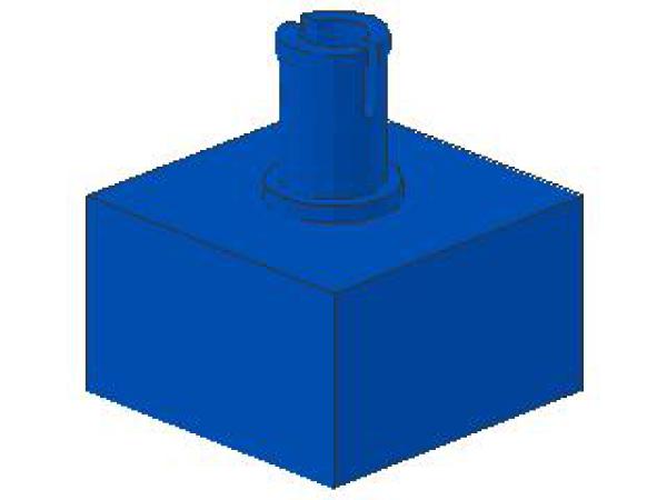 Lego Stein, modifiziert 2 x 2 (4729) blau