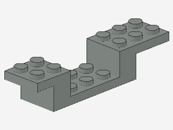 Lego Winkelträger 8 x 2 x 1 1/3 (4732) hell grau