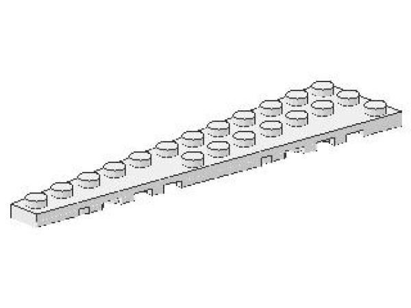 Lego Keilplatte 12 x 3 (47397) weiß