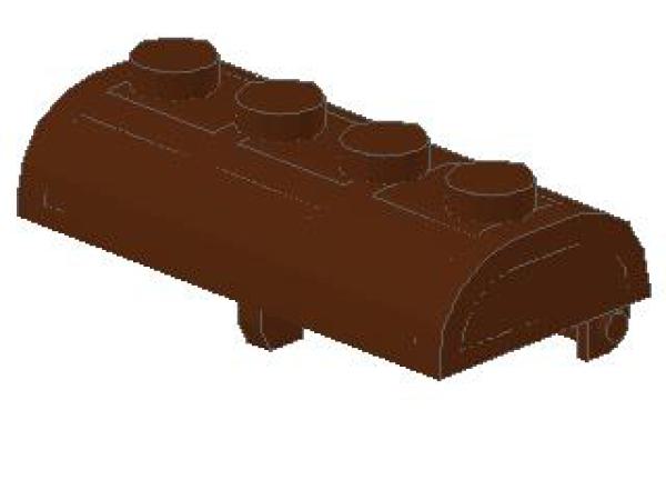 Lego Treasure Chest, Lid (4739a) reddish brown