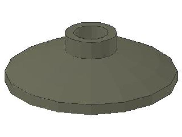 Lego Dish 2 x 2, inverse (4740) dark gray