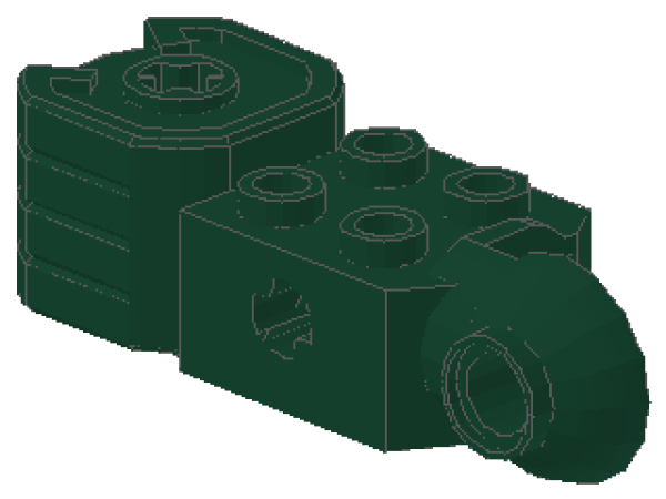 Lego Technic Brick 2 x 2 (47431) dark green