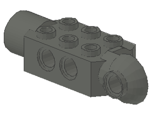 Lego Technic Stein 2 x 3 (47432) dunkel bläulich grau