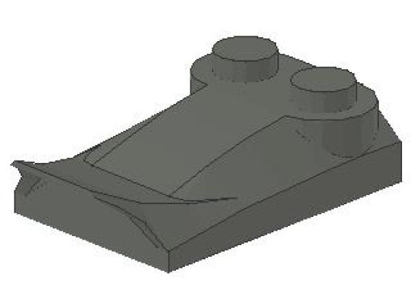 Lego Slope Stone, curved 3 x 2 x 2/3 (47456) dark bluish gray