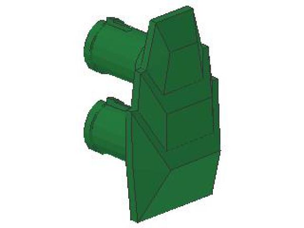 Lego Fairing with 2 Pins (47501) green