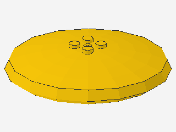 Lego X-Pod, Top Cap (47675) yellow