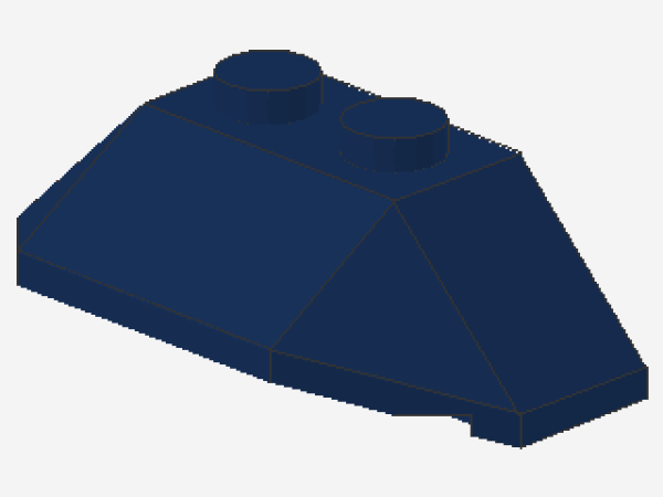 Lego Wedge 2 x 4 (47759) dark blue
