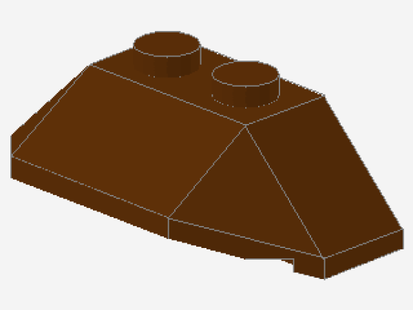 Lego Wedge 2 x 4 (47759) reddish brown
