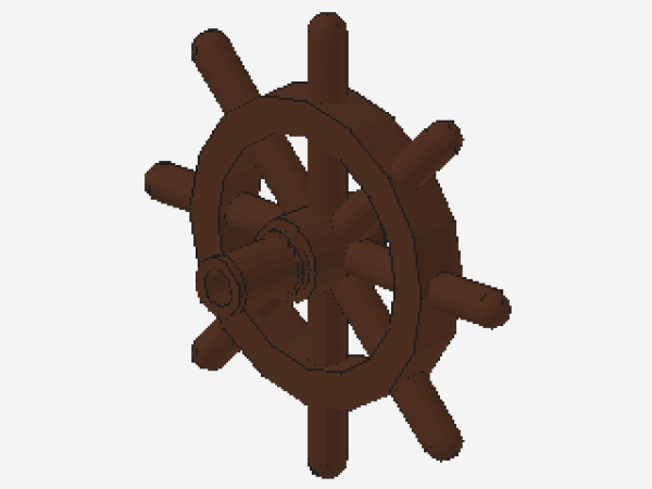 Lego Boot, Steuerrad (4790) braun