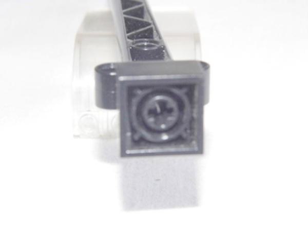 Lego Boot, Mast 2 x 2 x 20 (48002a) schwarz