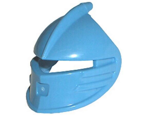 Lego Minifigure Visor for Jayko, medium blue