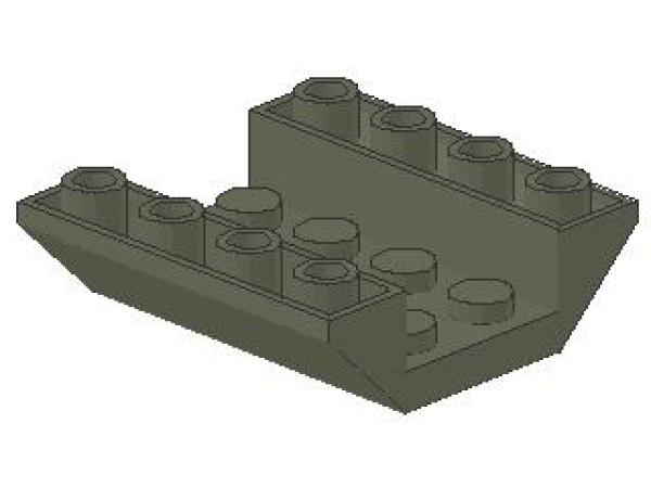 Lego Schrägstein, invers 45° 4 x 4 x 1 (4854) dunkel grau