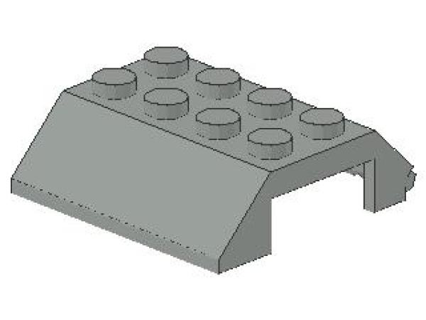 Lego Slope Stone 45° 4 x 4 x 1 (4857) light gray