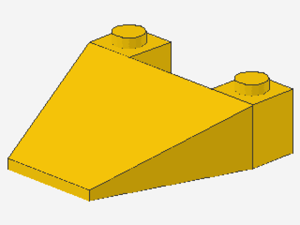 Lego Wedge 4 x 4 (4858) yellow