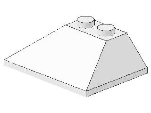 Lego Schrägstein 45° 3 x 4 x 1 (4861) weiß