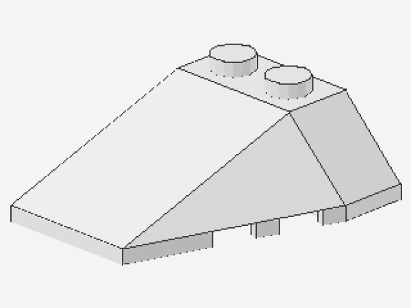 Lego Wedge 4 x 4 (48933) white