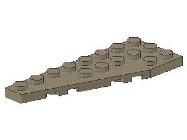 Lego Wedge Plate 8 x 3 (50305) dark tan