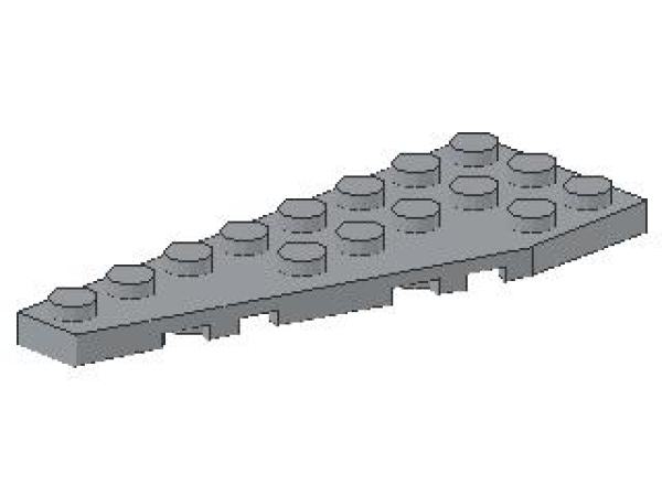 Lego Wedge Plate 8 x 3 (30505) light bluish gray