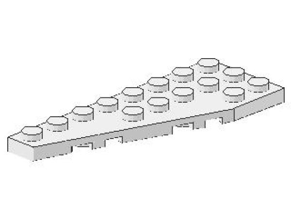 Lego Keilplatte 8 x 3 (50305) weiß