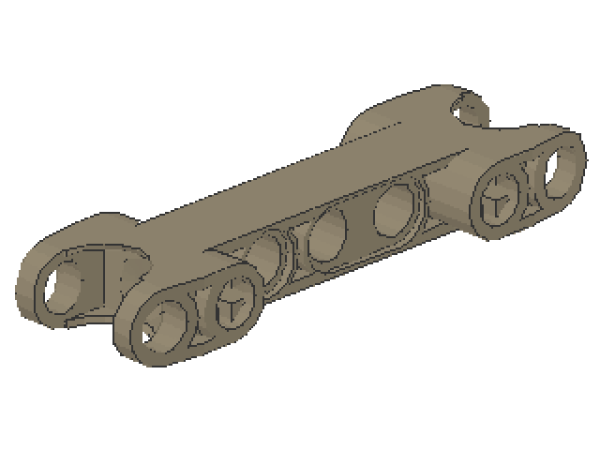 Lego Technic Axle and Pin Connector (50898) dark tan