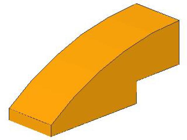 Lego Slope Stone, curved 3 x 1 x 1 (50950) orange