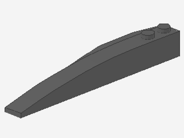 Lego Keil, rechts 10 x 3 (50956) dunkel bläulich grau