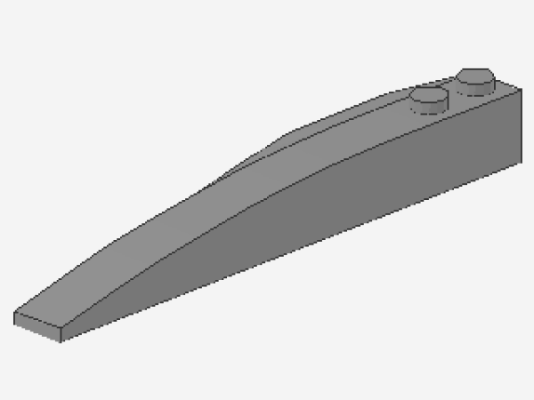Lego Wedge, right 10 x 3 (50956) light bluish gray