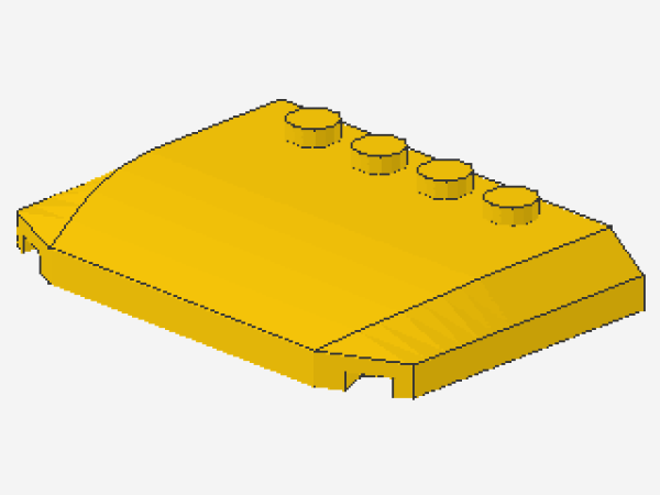 Lego Wedge 4 x 6 (52031) yellow