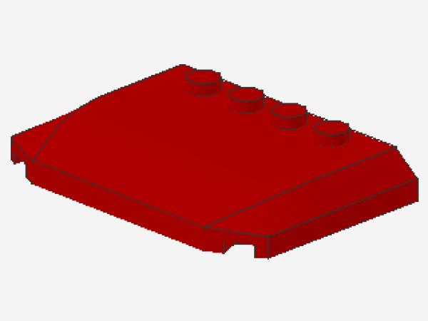 Lego Wedge 4 x 6 (52031) red