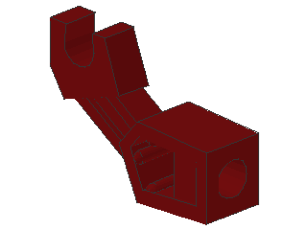 Lego Minifigure Arm mechanical, dark red