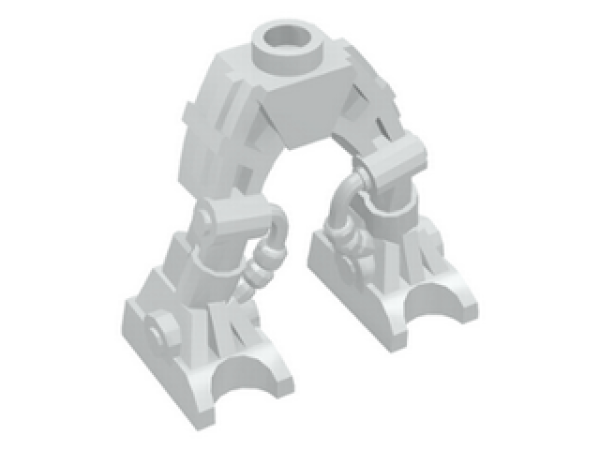 Lego Minifigure Legs mechanical, very light bluish gray