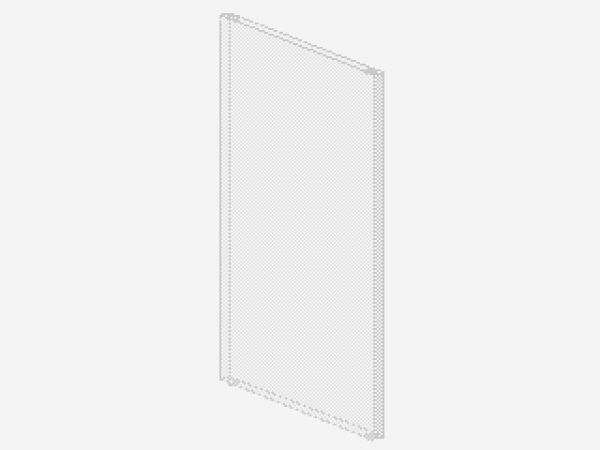 Lego Glass for Window 1 x 4 x 6 (57895) transparent