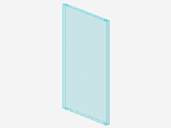 Lego Glass for Window 1 x 4 x 6 (57895) transparent light blue