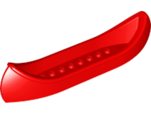 Lego Boat, Canoe 16 x 3 x 3 (6021) red