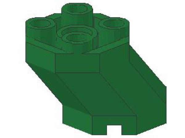 Lego Stein, modifiziert 2 x 3 x 1 2/3 (6032) grün